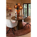 Eetkamerstoel Oranje Sponge 56 cm 56.5x58x85 cm-Eetkamerstoelen-J-Line