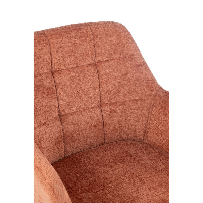 Eetkamerstoel Oranje Sponge 56 cm 56.5x58x85 cm-Eetkamerstoelen-J-Line