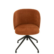 Eetkamerstoel Oranje Stof 48 cm 48x56x48 cm-Eetkamerstoelen-J-Line