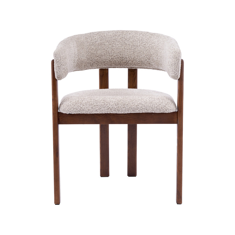 Eetkamerstoel Osaka Geweven Beige 60x54x77 cm-Eetkamerstoelen-LABEL51