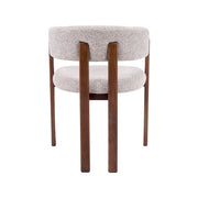 Eetkamerstoel Osaka Geweven Beige 60x54x77 cm-Eetkamerstoelen-LABEL51