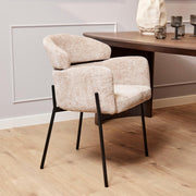 Eetkamerstoel Otis Beige 57x60.5x85 cm-Eetkamerstoelen-Starfurn