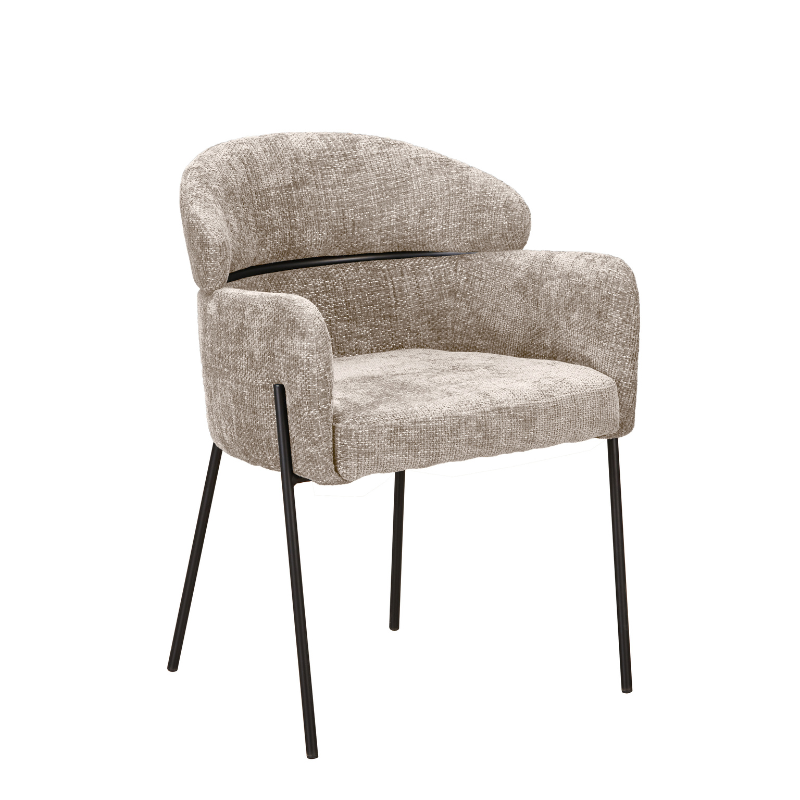 Eetkamerstoel Otis Beige 57x60.5x85 cm-Eetkamerstoelen-Starfurn