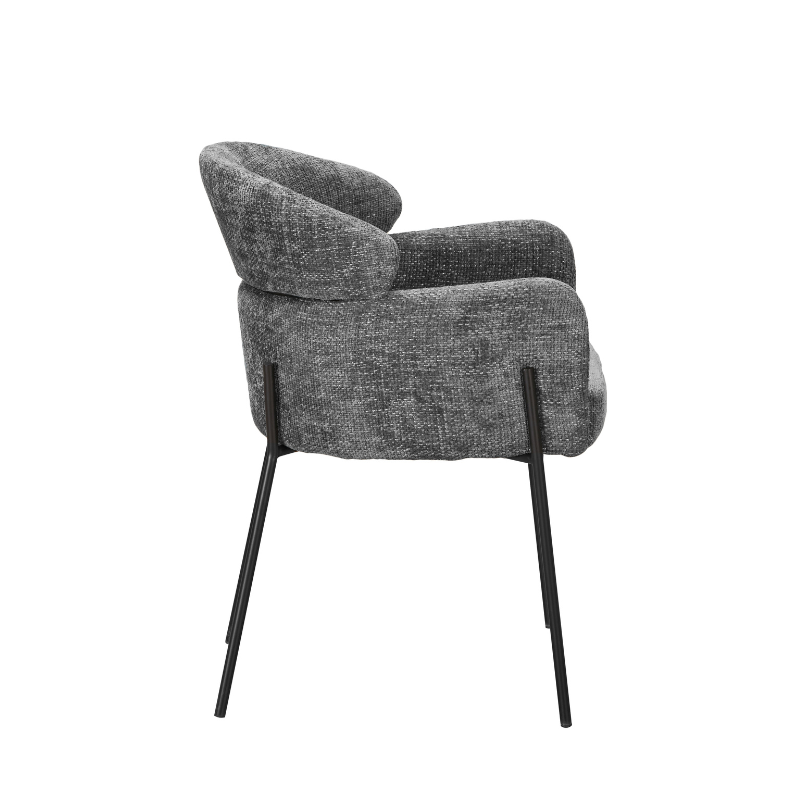 Eetkamerstoel Otis Grijs 57x60.5x85 cm-Eetkamerstoelen-Starfurn