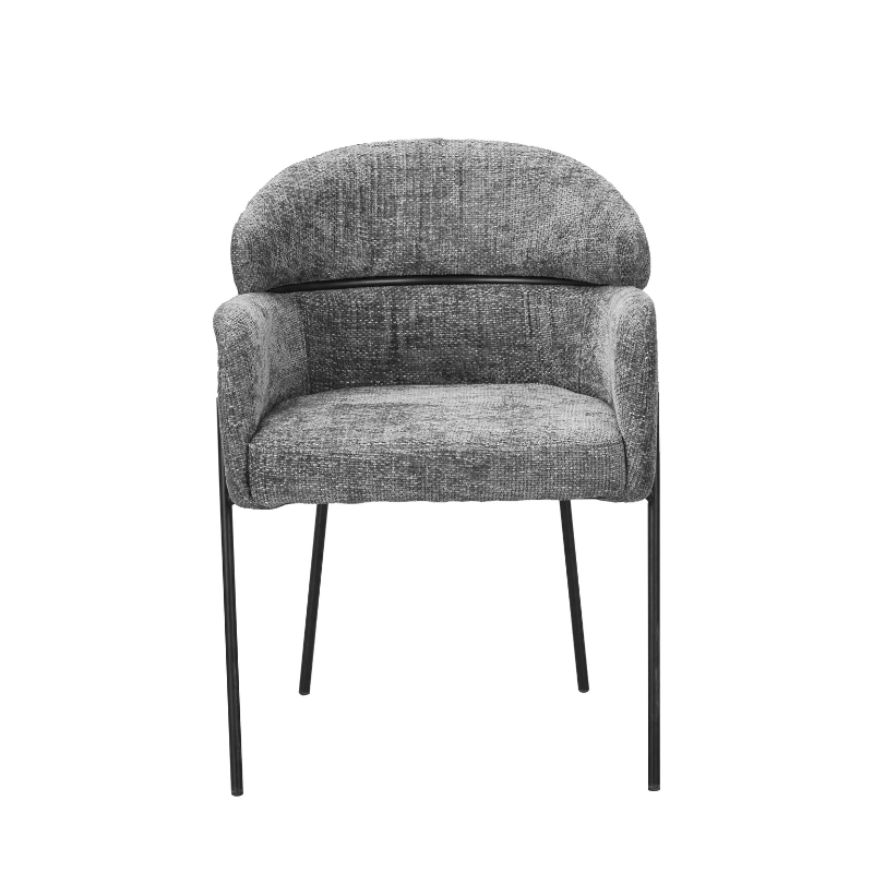 Eetkamerstoel Otis Grijs 57x60.5x85 cm-Eetkamerstoelen-Starfurn