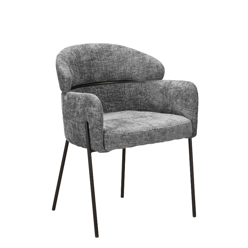Eetkamerstoel Otis Grijs 57x60.5x85 cm-Eetkamerstoelen-Starfurn