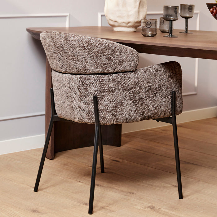 Eetkamerstoel Otis - Grijs-Eetkamerstoelen-Starfurn