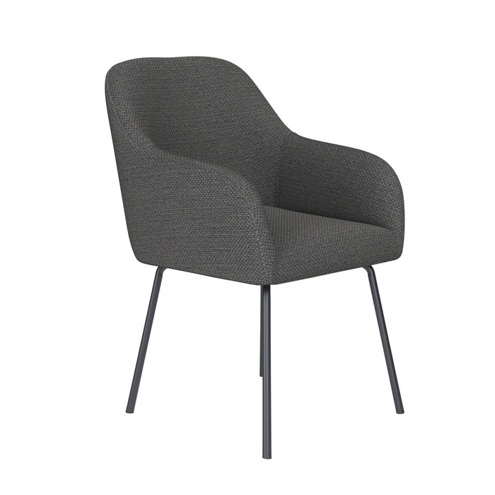 Eetkamerstoel Otis Polyester Grijs – hoofdfoto