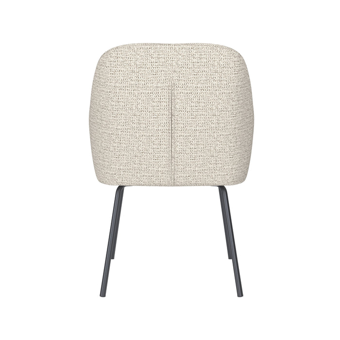 Eetkamerstoel Otis Polyester Off-white – productaanzicht 4