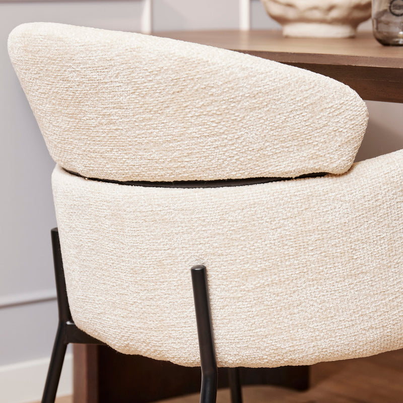 Eetkamerstoel Otis Wit 57x60.5x85 cm-Eetkamerstoelen-Starfurn