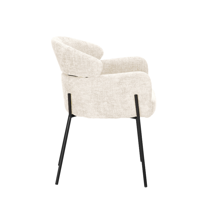 Eetkamerstoel Otis Wit 57x60.5x85 cm-Eetkamerstoelen-Starfurn