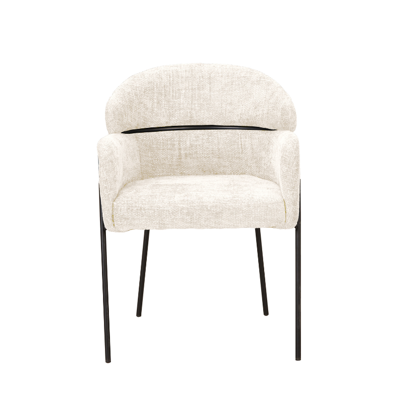 Eetkamerstoel Otis Wit 57x60.5x85 cm-Eetkamerstoelen-Starfurn