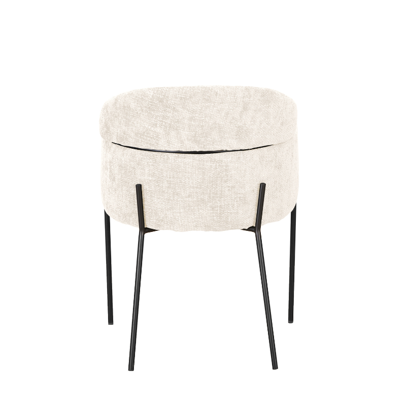 Eetkamerstoel Otis Wit 57x60.5x85 cm-Eetkamerstoelen-Starfurn
