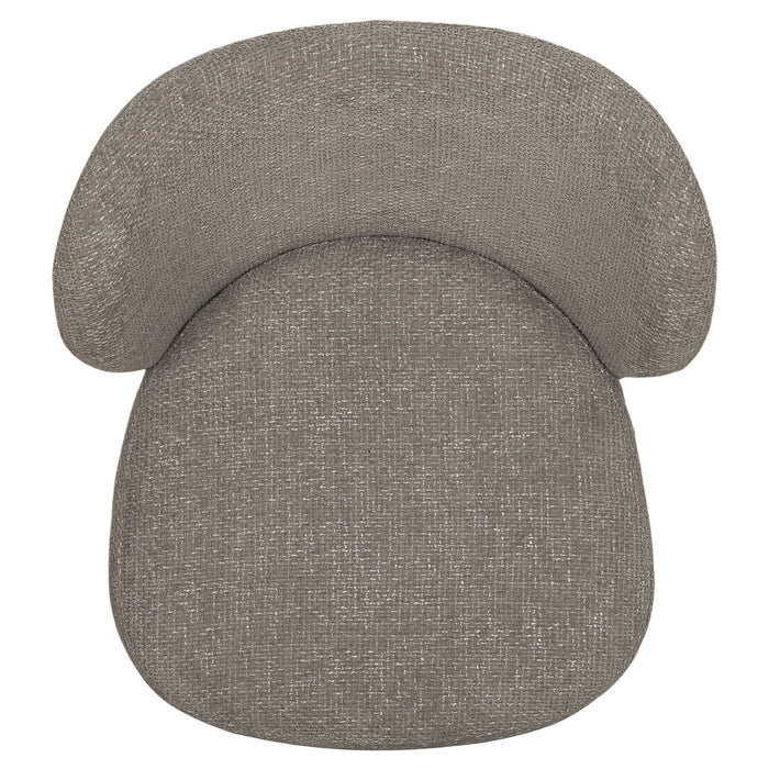 Eetkamerstoel Pebble Polyester Bruin-Eetkamerstoelen-PTMD