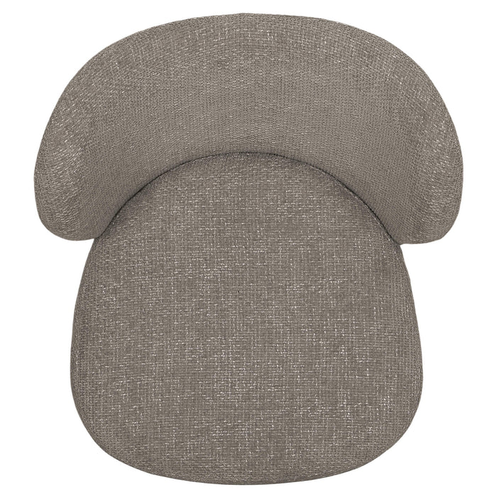 Eetkamerstoel Pebble Polyester Bruin-Eetkamerstoelen-PTMD