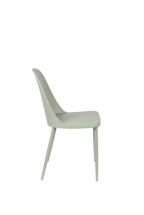 Eetkamerstoel Pip All Mint Polypropyleen Groen 53.5x46 cm-Eetkamerstoelen-Creating Home