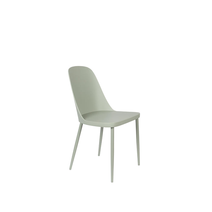 Eetkamerstoel Pip All Mint Polypropyleen Groen 53.5x46 cm-Eetkamerstoelen-Creating Home