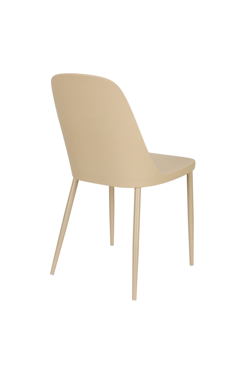 Eetkamerstoel Pip All Steel Beige 54x46 cm-Eetkamerstoelen-Creating Home