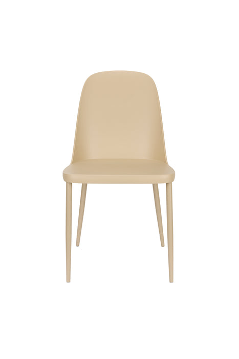 Eetkamerstoel Pip All Steel Beige 54x46 cm-Eetkamerstoelen-Creating Home