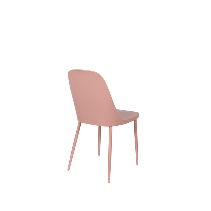 Eetkamerstoel Pip Polypropyleen Roze 53.5x46 cm-Eetkamerstoelen-Creating Home