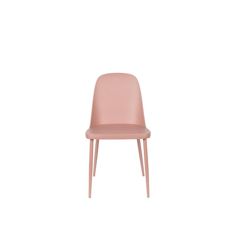 Eetkamerstoel Pip Polypropyleen Roze 53.5x46 cm-Eetkamerstoelen-Creating Home