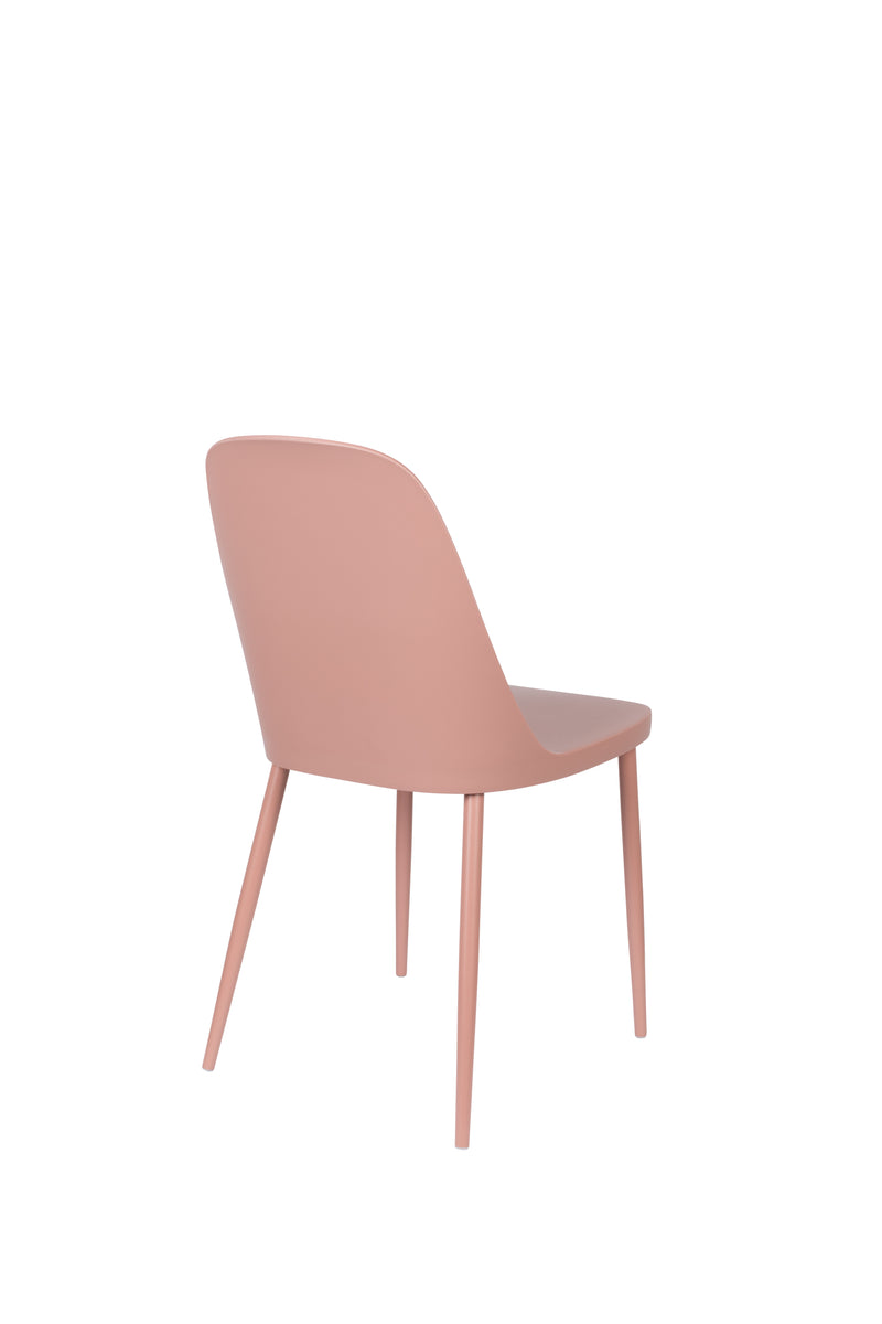 Eetkamerstoel Pip Polypropyleen Roze 53.5x46 cm-Eetkamerstoelen-Creating Home