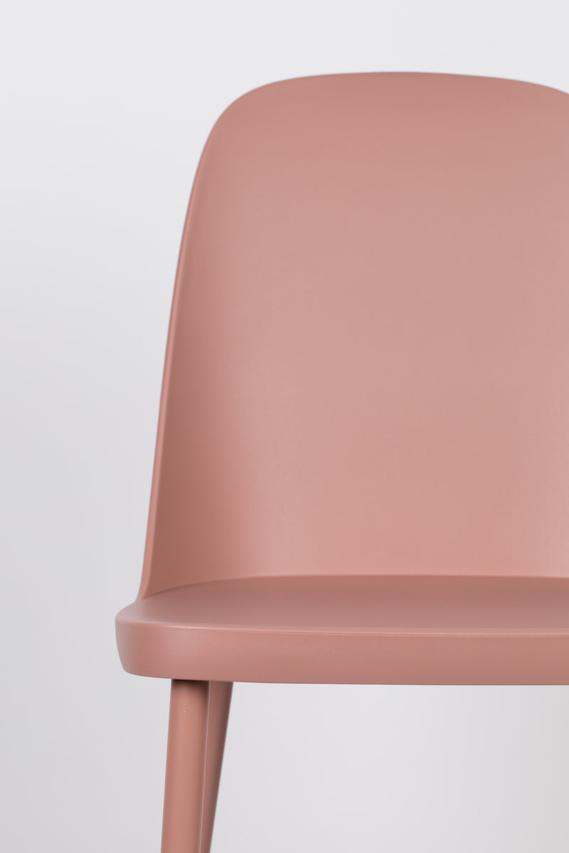 Eetkamerstoel Pip Polypropyleen Roze 53.5x46 cm-Eetkamerstoelen-Creating Home