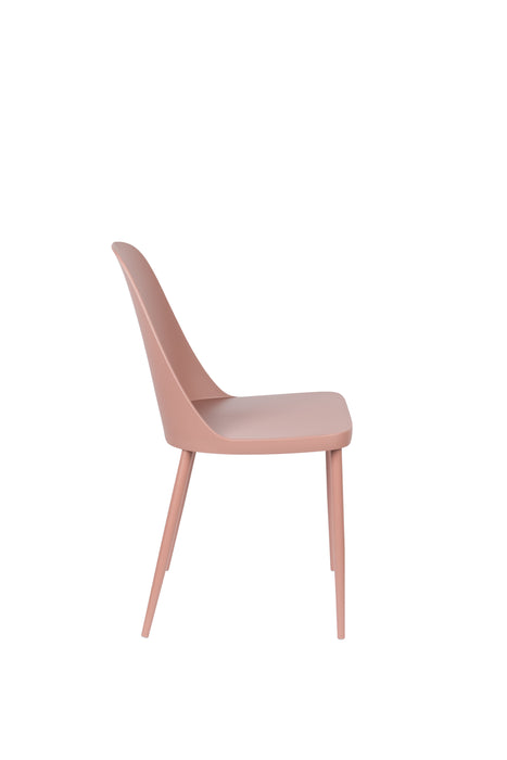 Eetkamerstoel Pip Polypropyleen Roze 53.5x46 cm-Fauteuils-Creating Home