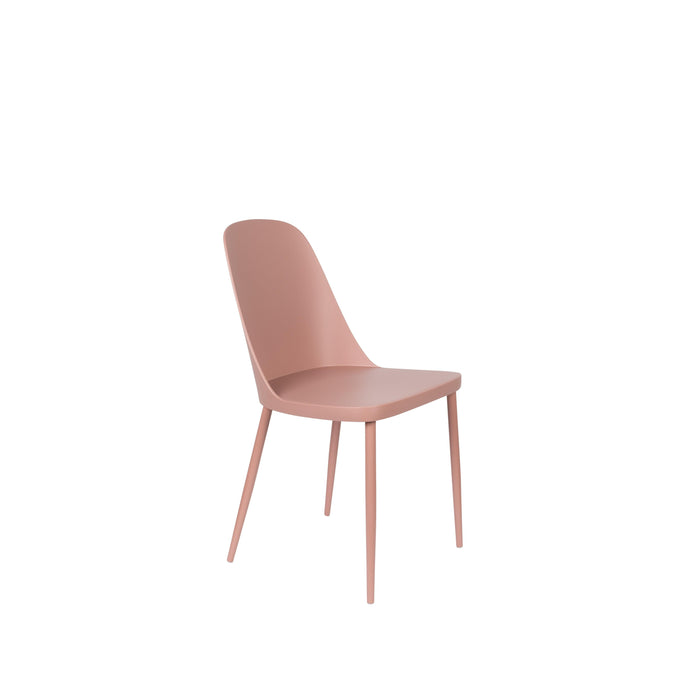 Eetkamerstoel Pip Polypropyleen Roze 53.5x46 cm-Fauteuils-Creating Home