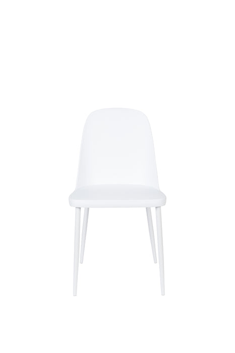 Eetkamerstoel Pip Polypropyleen Wit 53.5x46 cm-Eetkamerstoelen-Creating Home