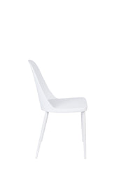 Eetkamerstoel Pip Polypropyleen Wit 53.5x46 cm-Eetkamerstoelen-Creating Home