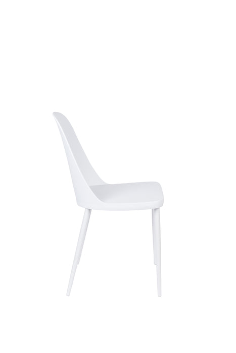 Eetkamerstoel Pip Polypropyleen Wit 53.5x46 cm-Fauteuils-Creating Home