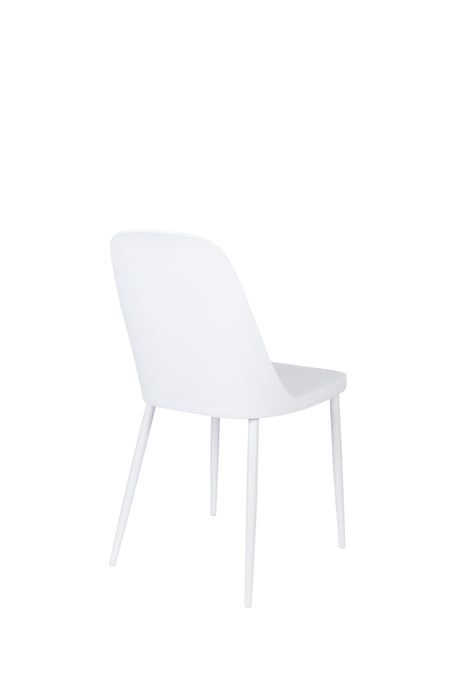 Eetkamerstoel Pip Polypropyleen Wit 53.5x46 cm-Fauteuils-Creating Home