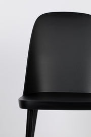 Eetkamerstoel Pip Polypropyleen Zwart 53.5x46 cm-Eetkamerstoelen-Creating Home