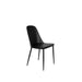Eetkamerstoel Pip Polypropyleen Zwart 53.5x46 cm-Fauteuils-Creating Home