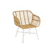 Eetkamerstoel Rachelle Outdoors Met | Rattan Wit-Eetkamerstoelen-J-Line