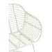 Eetkamerstoel Rachelle Outdoors Met | Rattan Wit-Eetkamerstoelen-J-Line