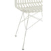 Eetkamerstoel Rachelle Outdoors Met | Rattan Wit-Eetkamerstoelen-J-Line