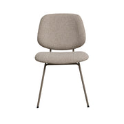 Eetkamerstoel Ravenna Bouclé Naturel 50x59x82 cm-Eetkamerstoelen-LABEL51