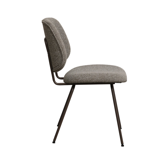 Eetkamerstoel Ravenna - Mushroom - Royal Boucle - Brons...-Eetkamerstoelen-LABEL51