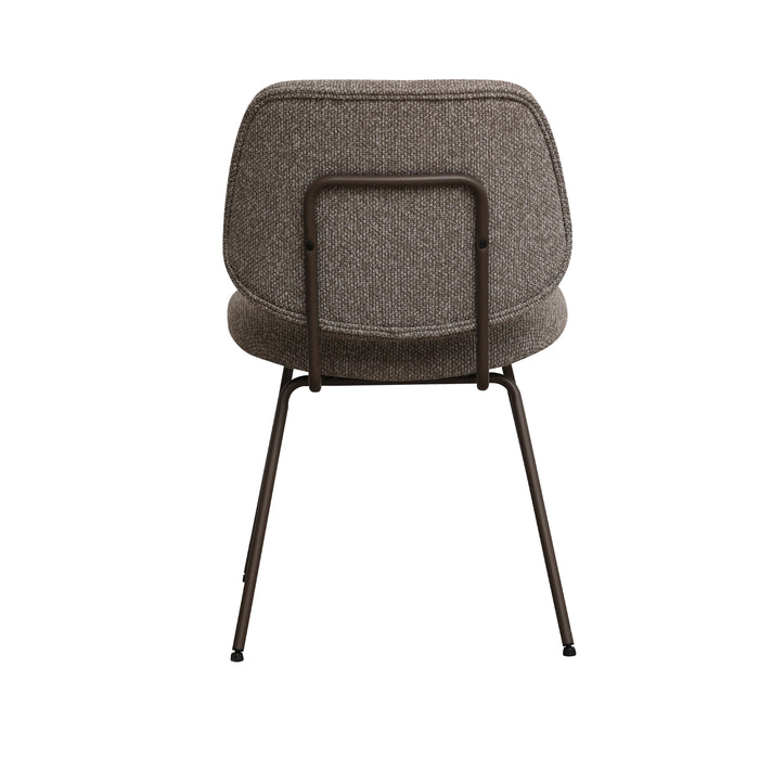Eetkamerstoel Ravenna - Mushroom - Royal Boucle - Brons...-Eetkamerstoelen-LABEL51