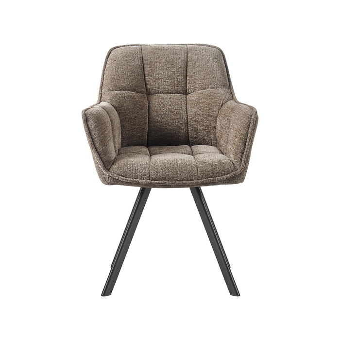 Eetkamerstoel Riley Geweven Beige-Eetkamerstoelen-LABEL51