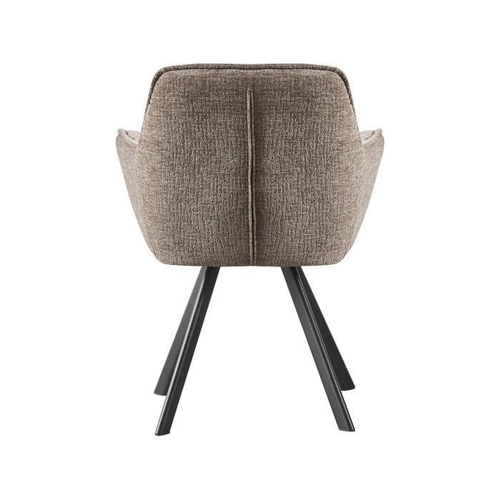 Eetkamerstoel Riley Geweven Beige-Eetkamerstoelen-LABEL51