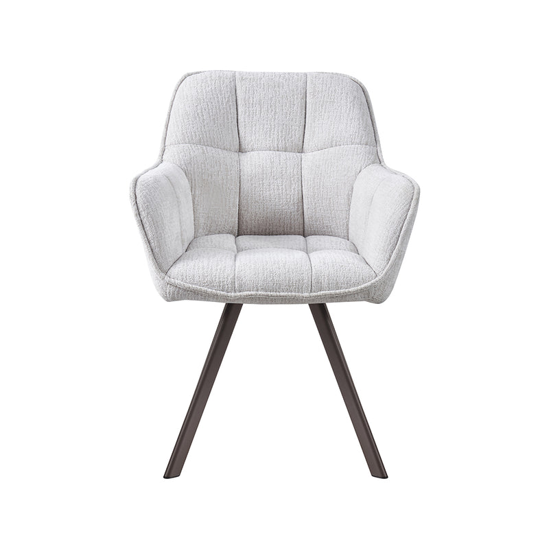 Eetkamerstoel Riley Stof Naturel 61x63x84 cm 180154181-Eetkamerstoelen-LABEL51