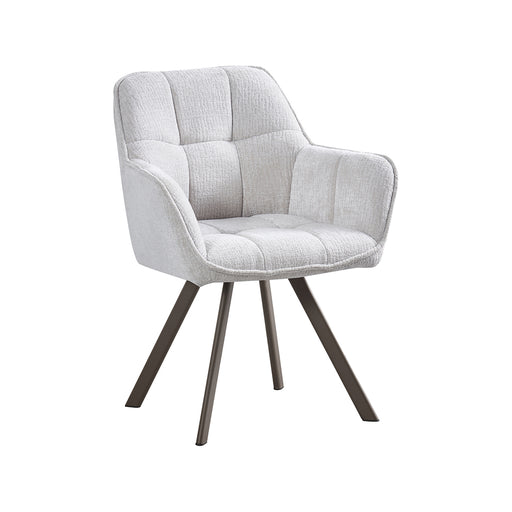 Eetkamerstoel Riley Stof Naturel 61x63x84 cm 180154181-Eetkamerstoelen-LABEL51