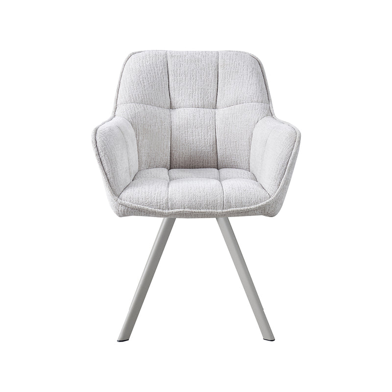 Eetkamerstoel Riley Stof Naturel 61x63x84 cm 180154182-Eetkamerstoelen-LABEL51