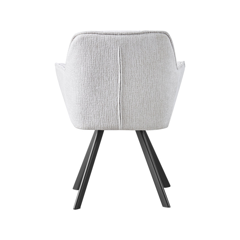 Eetkamerstoel Riley Stof Naturel 61x63x84 cm 180154183-Eetkamerstoelen-LABEL51