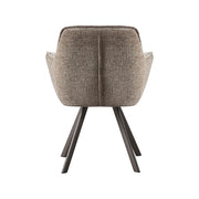 Eetkamerstoel Riley Stof Taupe 61x63x84 cm 180154178-Eetkamerstoelen-LABEL51