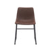 Eetkamerstoel Risto - Bruin - Kunstleder-Eetkamerstoelen-LABEL51