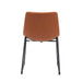 Eetkamerstoel Risto - Cognac - Kunstleder-Eetkamerstoelen-LABEL51